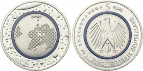 GERMANY. 5 Euros (2016-G). Karlsruhe. "Planet Earth: Blue" series.