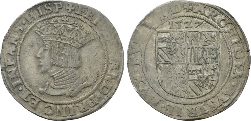 HOLY ROMAN EMPIRE. Ferdinand I (1556-1564). Pfunder (1527). Wien (Vienna). 

O...