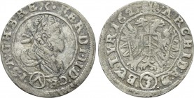 HOLY ROMAN EMPIRE. Ferdinand II (1619-1637). 3 Kreuzer (1625). St. Pölten.