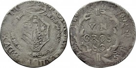 ITALY. Urbino. Francesco Maria II della Rovere (1574-1624). Grosso.