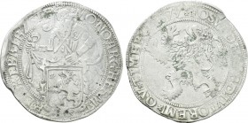 NETHERLANDS. Batenburg. Hermann Dietrich von Bronckhorst (1573-1602). Lion Dollar or Leeuwendaalder (1577).