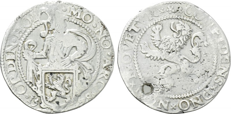NETHERLANDS. Holland. Half Lion Dollar or ½ Leeuwendaalder (1578). 

Obv: MO N...