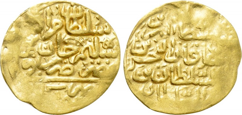 OTTOMAN EMPIRE. Mehmed III (AH 1003-1012 / 1595-1603 AD). GOLD Sultani. Misr (Ca...