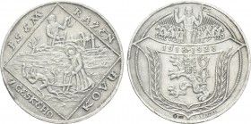 CZECHOSLOVAKIA. Silver Medal (1928). Commemorating the 10th anniversary of the Republic. By Spaniel.