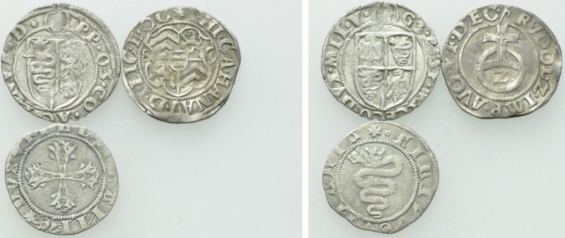 3 Medieval and Modern Coins. 

Obv: .
Rev: .

. 

Condition: See picture....