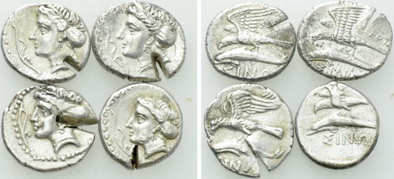 4 Drachms of Sinope. 

Obv: .
Rev: .

. 

Condition: See picture.

Weig...