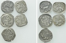 5 German Medieval Coins.