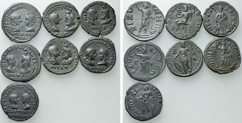 7 Roman Provincial Coins.

Obv: .
Rev: .

.

Condition: See picture.

W...