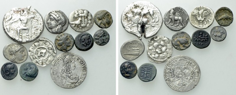 12 Coins. 

Obv: .
Rev: .

. 

Condition: see picture.

Weight: g.
 Di...