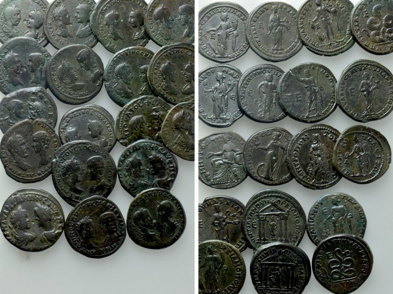 18 Roman Provincial Coins. 

Obv: .
Rev: .

. 

Condition: See picture.
...