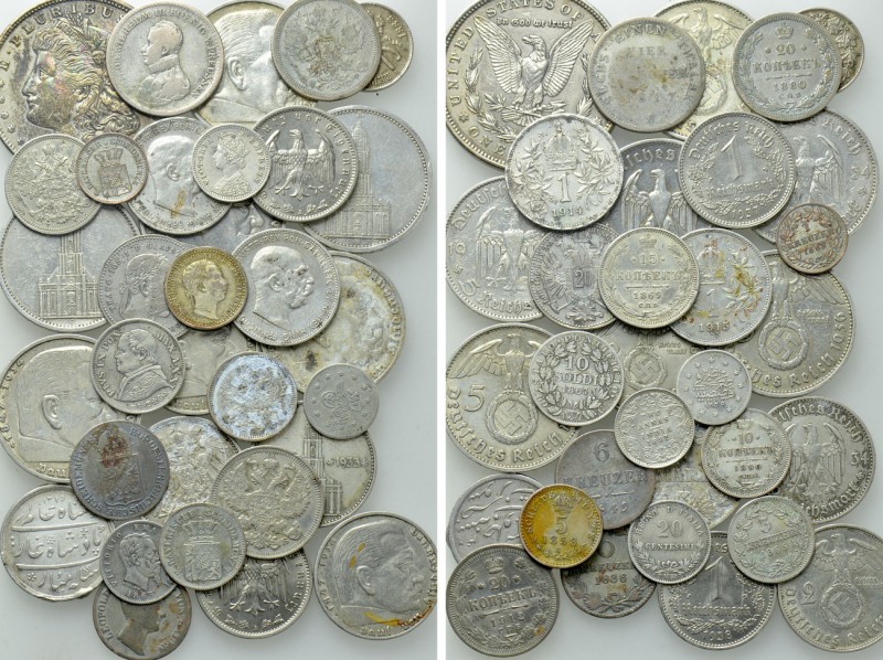 32 Silver Coins. 

Obv: .
Rev: .

. 

Condition: See picture.

Weight: ...