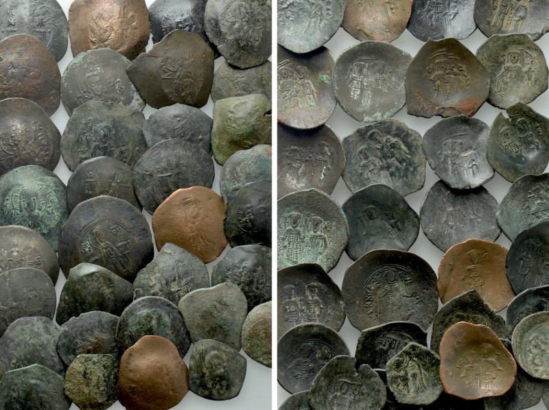 43 Byzantine Coins. 

Obv: .
Rev: .

. 

Condition: See picture.

Weigh...