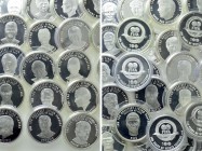58 Modern Silver Medals (Circa 500 gr. Silver).