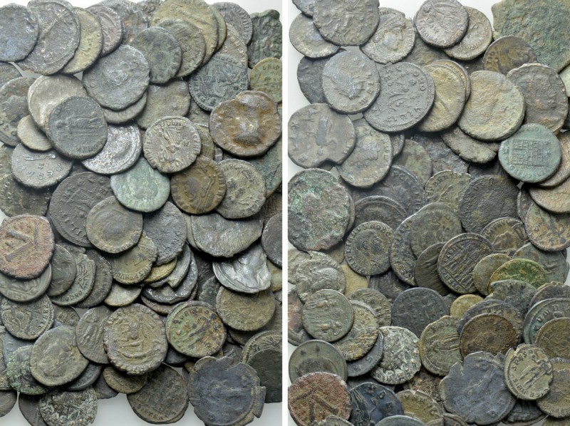 Circa 110 Ancient Coins. 

Obv: .
Rev: .

. 

Condition: See picture.

...