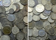 Circa 0.86 kg Coins of Bulgaria; Mostly Silver.