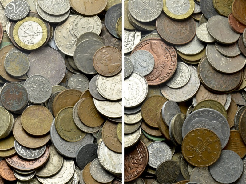 Circa 1.5 Kg World Coins (Including ca. 130 gr. Silver Coins). 

Obv: .
Rev: ...