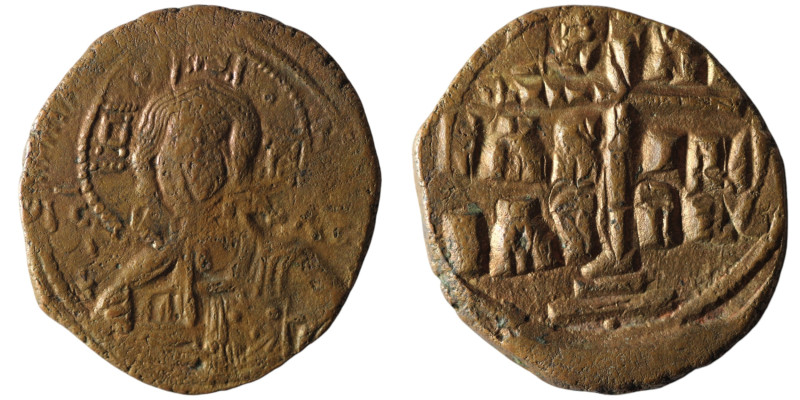 Anonymous, attributed to Romanus III (AD 1028-1034). Constantinople.
AE Follis (...