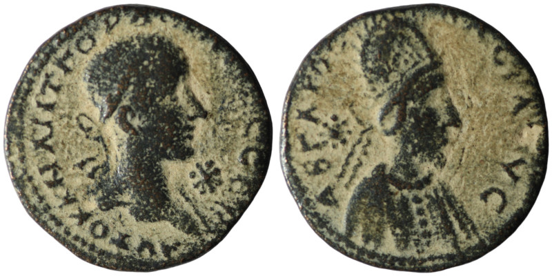 MESOPOTAMIA. Edessa. Kings of Osrhoene, Abgar X Phraates with Gordian III, AD 23...