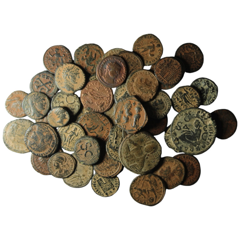 50 pieces mixed coins / SOLD AS SEEN, NO RETURN!
Artificial sandpatina