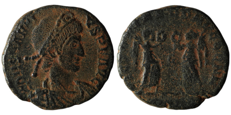 Constantius II (AD 337-361)
AE Bronze (15mm, 1,84g)