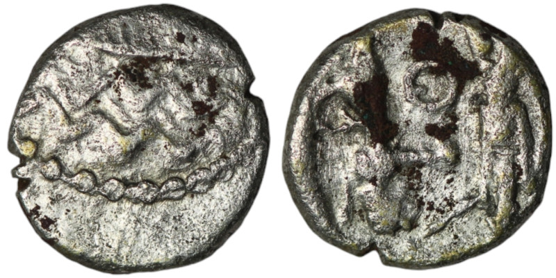 SAMARIA. 'Middle Levantine' Series. (Circa 375-333 BC).
AR Obol (9mm, 0,66g)