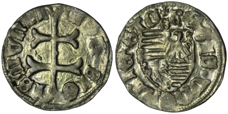 HUNGARY. Sigismund (AD 1387-1437)
AR Denar (14mm, 0,60g)