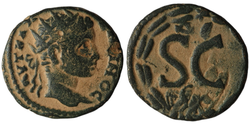 SYRIA, Seleucis and Pieria. Antioch. Elagabalus, AD 218-222
AE Bronze (20mm, 5,1...