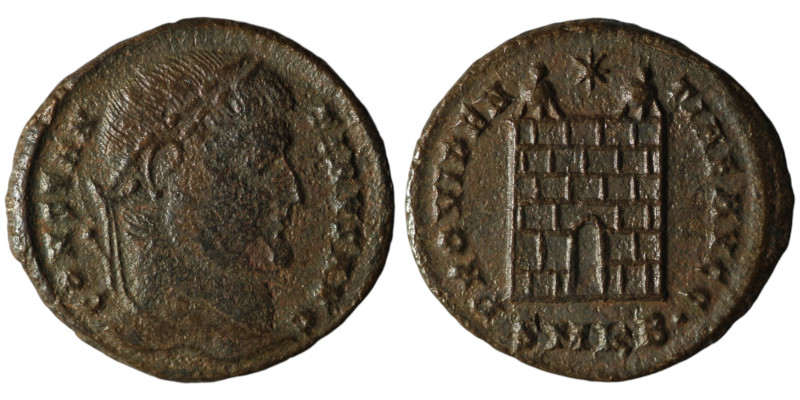 Constantine I 'the Great' (AD 307/10-337). Kyzikos
AE Follis (20mm, 2,88g)