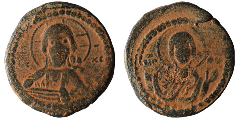 Anonymous, Attributed to Romanus IV (AD 1068-1071). Constantinople
AE Follis (29...