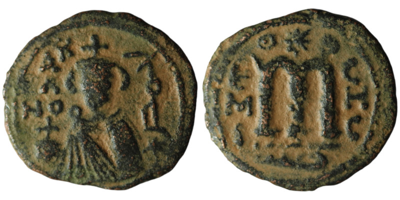 Umayyad Caliphate. Imitation of Constans II (AD 661-697). Emesa mint. Arab-Byzan...