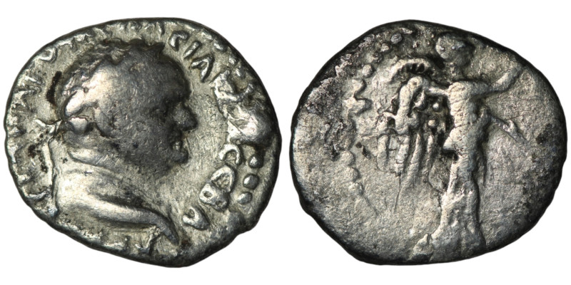 CAPPADOCIA. Caesarea. Vespasian (AD 69-79)
AR Hemidrachm (15mm, 1,61g)