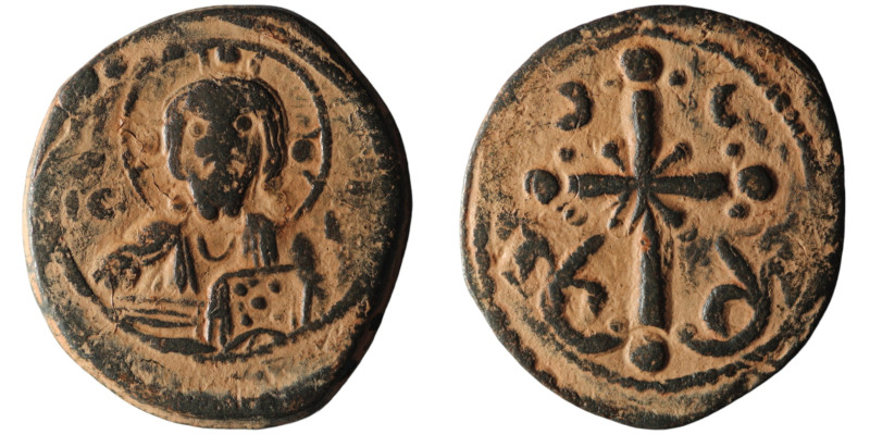 Anonymous Follis, Time of Nicephorus III (circa 1078-1081 AD). Constantinople.
A...