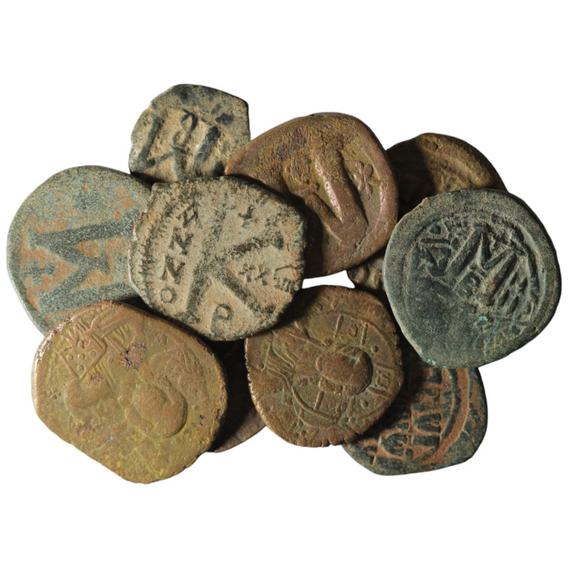 10 pieces Byzantine coins / SOLD AS SEEN, NO RETURN!