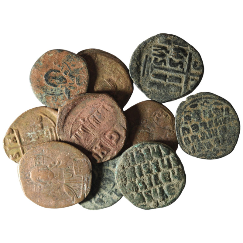 10 pieces Byzantine coins / SOLD AS SEEN, NO RETURN!