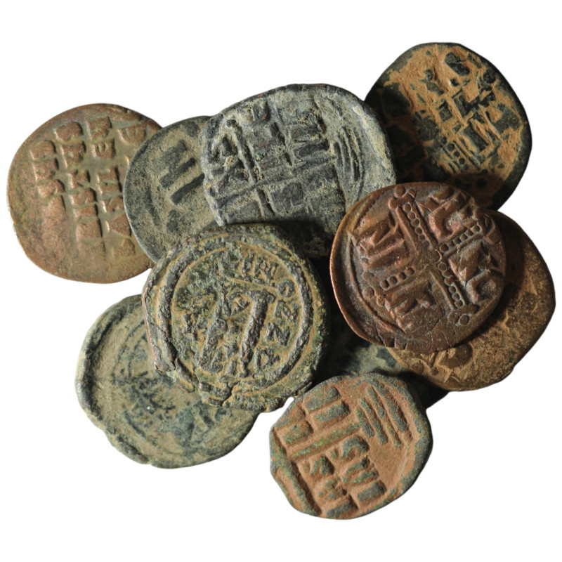 10 pieces Byzantine coins / SOLD AS SEEN, NO RETURN!