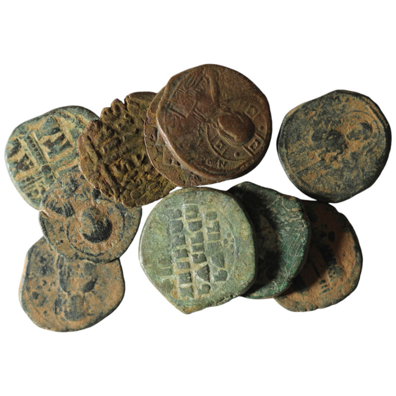 10 pieces Byzantine coins / SOLD AS SEEN, NO RETURN!