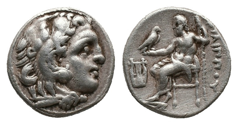 KINGS OF MACEDON. Philip III Arrhidaios (323-317 BC). Drachm. Kolophon.
Obv: He...