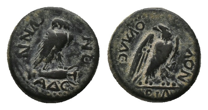 PHRYGIA. Synnada. Pseudo-autonomous. Time of Tiberius (14-37). Ae. Krassos, magi...