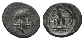 KINGS OF GALATIA. Deiotaros (Circa 63-59/8 BC). Ae.
Obv: Laureate head of Zeus right.
Rev: Eagle, with head right and wings spread, standing left on...