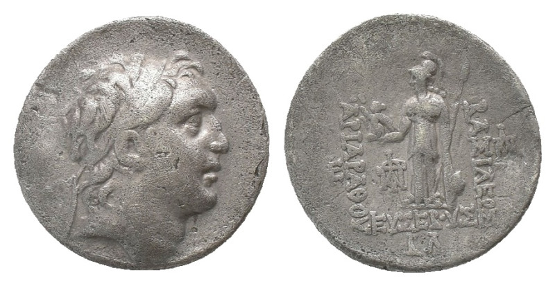 KINGS OF CAPPADOCIA. Ariarathes V Eusebes Philopator (Circa 163-130 BC). Drachm....