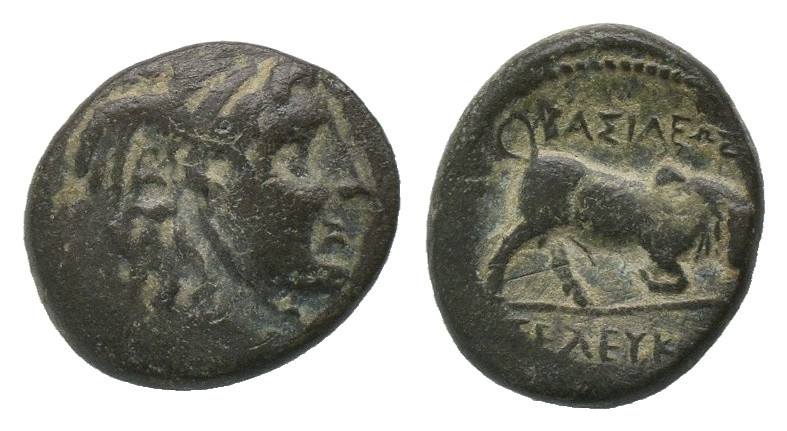 SELEUKID KINGDOM. Seleukos I Nikator (312-281 BC). Ae. Apameia on the Orontes.
...