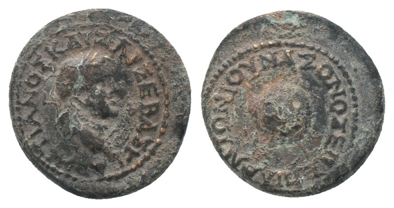 BITHYNIA. Koinon of Bithynia. Domitian (Caesar, 69-81). Ae. Lucius Antonius Naso...