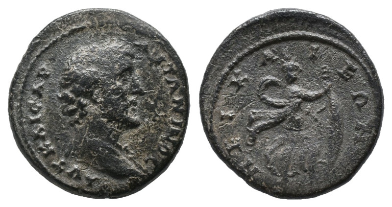 BITHYNIA. Nicaea. Antoninus Pius (138-161). Ae.
Obv: ΑVΤ ΚΑΙϹΑΡ ΑΝΤΩΝΙΝΟϹ.
Lau...