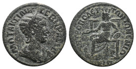 IONIA. Metropolis. Otacilia Severa (Augusta, 244-249). Ae.
Obv: M ΩTAKEIΛIA CEBHPA CEB.
Diademed and draped bust right.
Rev: MHTPOΠOΛEITΩN TΩNENIΩN...