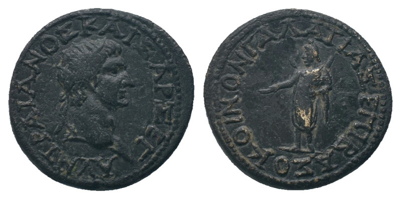 GALATIA. Koinon. Trajan (98-117). Ae.
Obv: AYT NEP TPAIANOΣ KAIΣAP ΣEB.
Laurea...