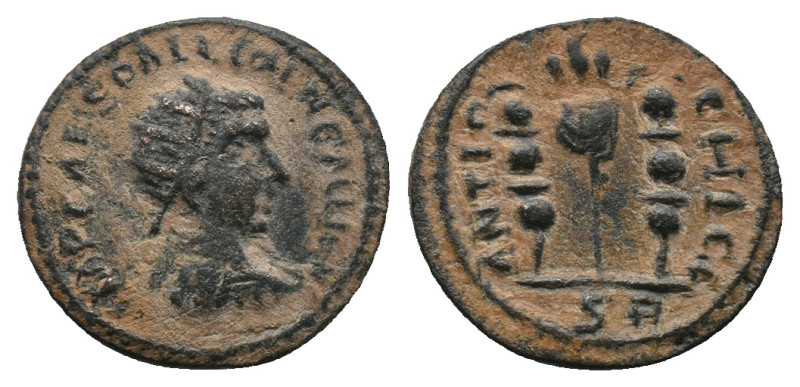 PISIDIA. Antioch. Aemilian (253). Ae.
Obv: IMP C M AEM AEMILLIANO AVG.
Radiate...