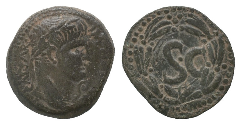 SELEUCIS & PIERIA. Antioch. Nero (54-68). As.
Obv: CAESAR IM NER CLAV.
Laureat...