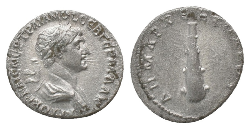 CAPPADOCIA. Caesarea. Trajan (98-117) AR Drachm.
Obv: ΑΥΤ ΚΑΙС ΝЄΡ ΤΡΑΙΑΝΟС СЄΒ...