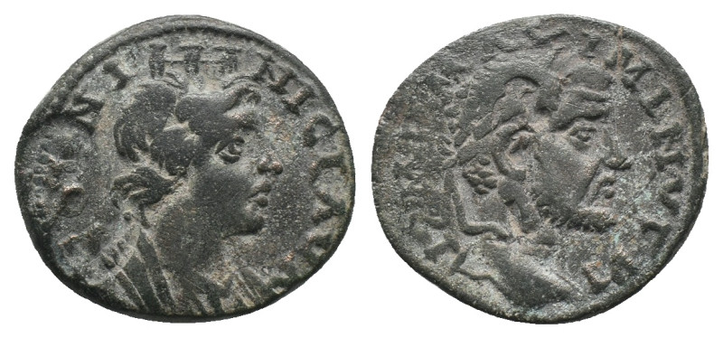 CILICIA. Ninica-Claudiopolis. Maximinus I, 235-238.
Obv: IMP MAXIMINVS PI.
Lau...