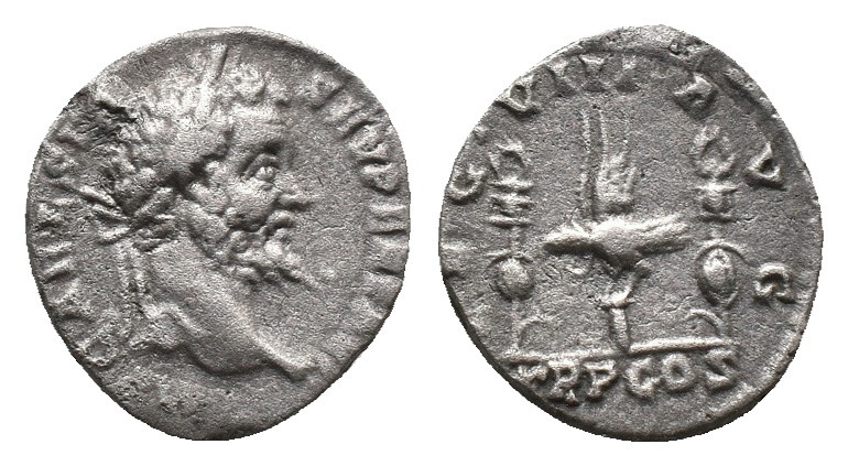 SEPTIMIUS SEVERUS (193-211). Denarius. Rome.
Obv: IMP CAE L SEP SEV PERT AVG.
...